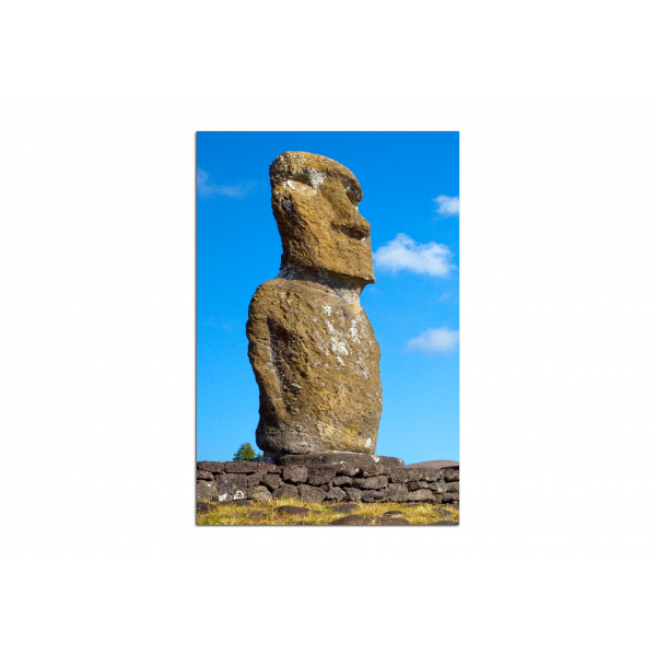 Obraz na plátně - Ahu Akivi moai - obdélník